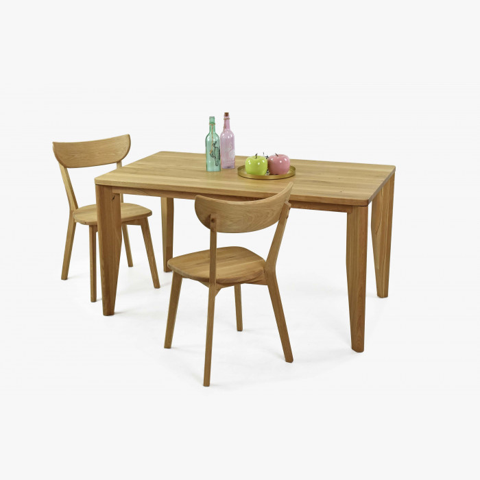 Stół 140 x 80 i krzesła z litego drewna dębowego , {PARENT_CATEGORY_NAME - 3