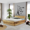 Luksusowe łóżko dębowe 180 x 200 , łóżko dwuosobowe Anika , {PARENT_CATEGORY_NAME - 13