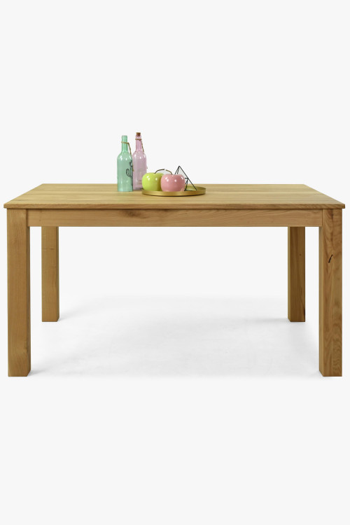 Stół do jadalni 140 x 90 lity DĄB natural model Vierka , {PARENT_CATEGORY_NAME - 1