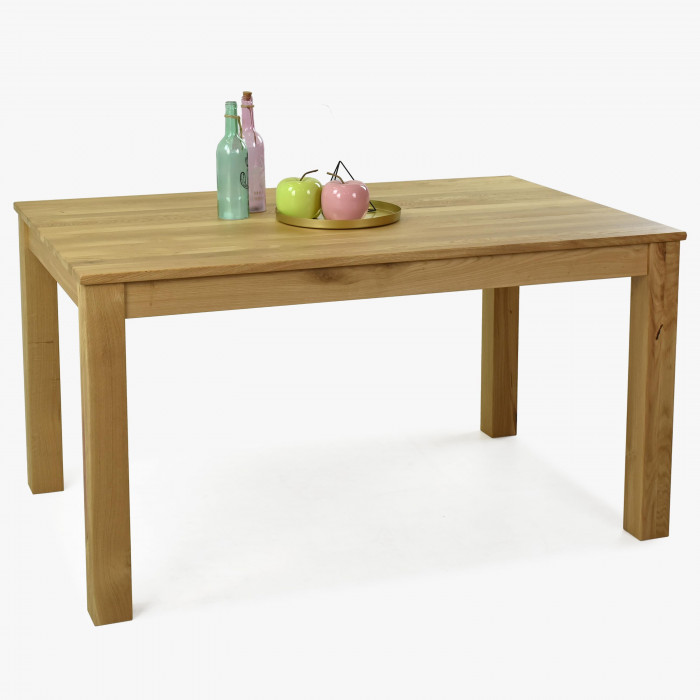 Stół do jadalni 140 x 90 lity DĄB natural model Vierka , {PARENT_CATEGORY_NAME - 6