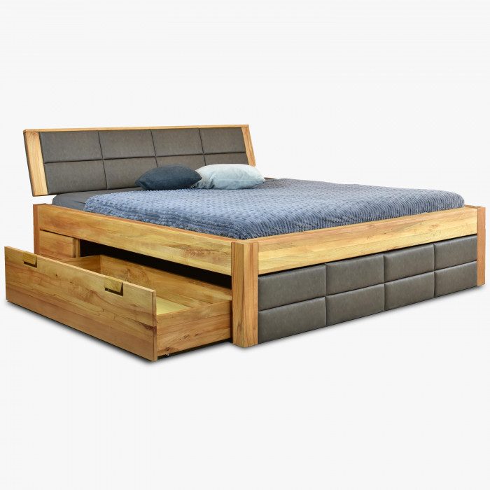 Łóżko z drewna bukowego ze schowkiem 180 x 200 , {PARENT_CATEGORY_NAME - 0
