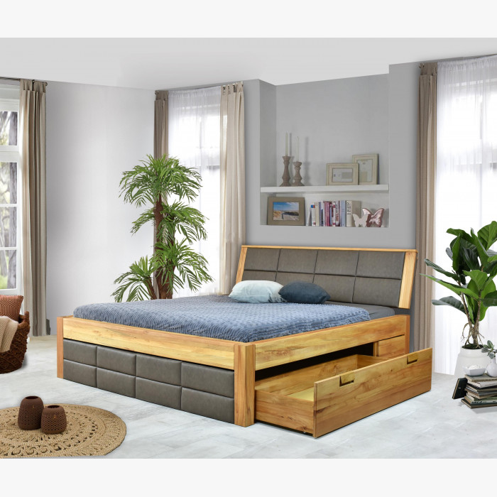 Łóżko z drewna bukowego ze schowkiem 180 x 200 , {PARENT_CATEGORY_NAME - 1