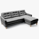 Czarna skórzana sofa narożna z funkcją spania Malmo prawa , {PARENT_CATEGORY_NAME - 0