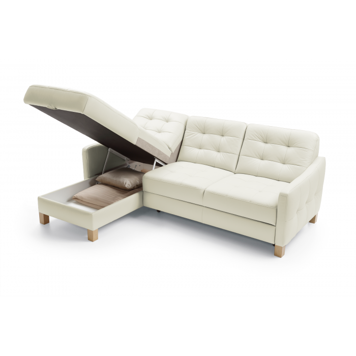 Skórzana sofa narożna G105, funkcją spania Malmo-lewa , {PARENT_CATEGORY_NAME - 6
