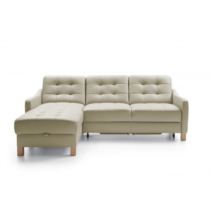 Skórzana sofa narożna G100, funkcją spania Malmo-lewa , {PARENT_CATEGORY_NAME - 3