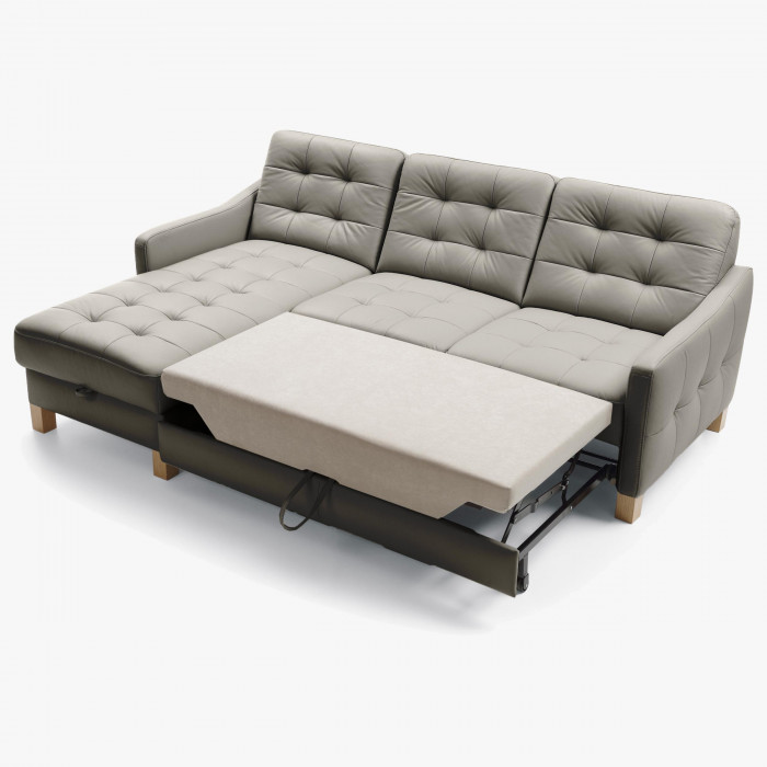 Skórzana sofa narożna G170, funkcją spania Malmo-lewa , {PARENT_CATEGORY_NAME - 7