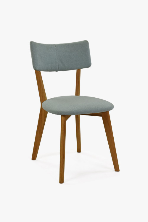 Krzesło tapicerowane - nogi dębowe, Noci Mint