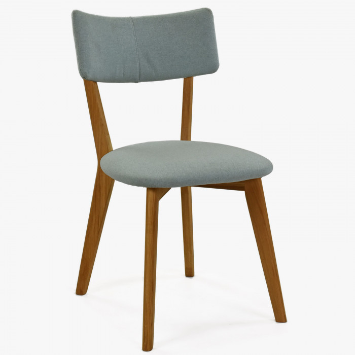 Krzesło tapicerowane - nogi dębowe, Noci Mint , {PARENT_CATEGORY_NAME - 1