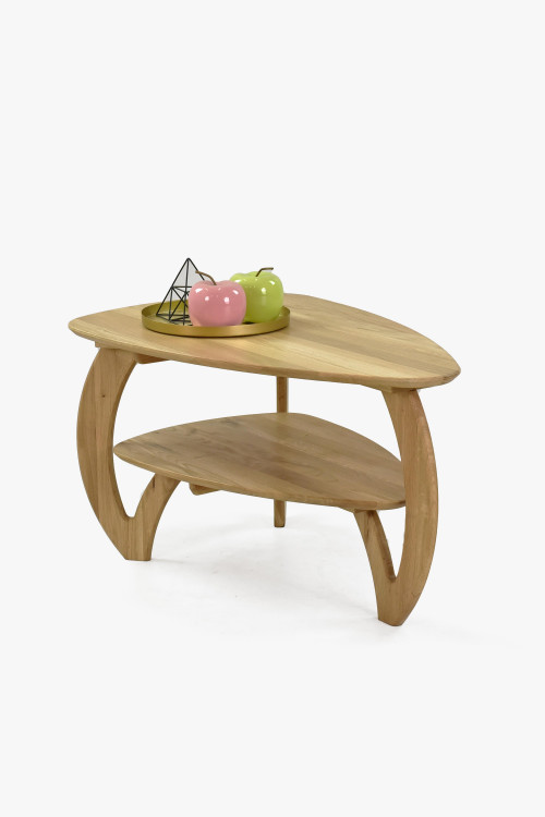 Okrągły stół konferencyjny z litego drewna Wankel - 0