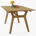 Drewniany stół rozkładany w stylu skandynawskim, 160-200 x 90 cm , {PARENT_CATEGORY_NAME - 2