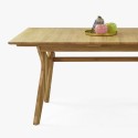 Drewniany stół rozkładany w stylu skandynawskim, 160-200 x 90 cm , {PARENT_CATEGORY_NAME - 4