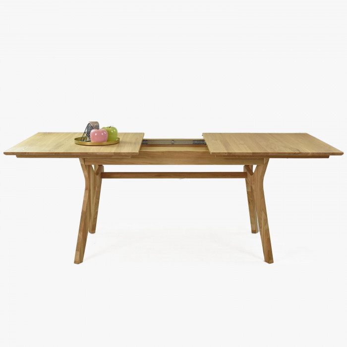 Drewniany stół rozkładany w stylu skandynawskim, 160-200 x 90 cm , {PARENT_CATEGORY_NAME - 5