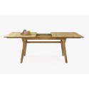 Drewniany stół rozkładany w stylu skandynawskim, 160-200 x 90 cm , {PARENT_CATEGORY_NAME - 6