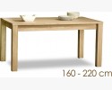 Stół rozkładany dębowy Helsinki 160-220 x 90 cm , {PARENT_CATEGORY_NAME - 13
