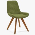 Dizajnowe krzesło Bratislava, zielona tapicerka , {PARENT_CATEGORY_NAME - 1