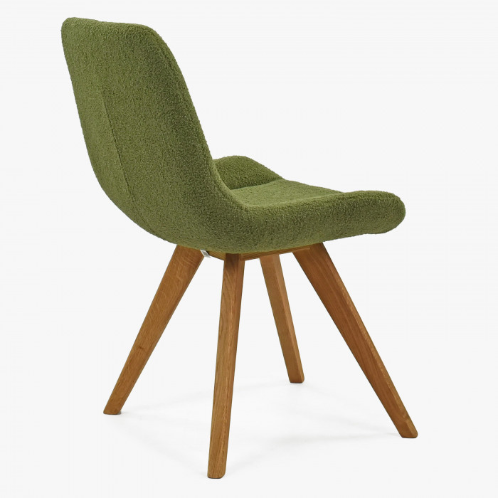 Dizajnowe krzesło Bratislava, zielona tapicerka , {PARENT_CATEGORY_NAME - 3
