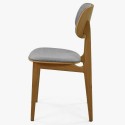 Nowoczesne krzesło dębowe, Vard kolor tapicerki szary , {PARENT_CATEGORY_NAME - 4