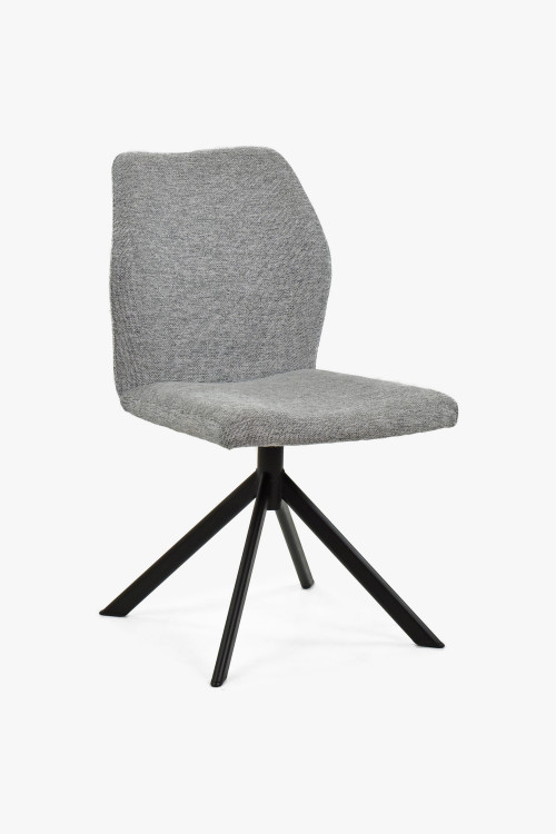 Krzesła na metalowych nogach, kolor szary