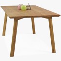 Stół z litego dębu 160 x 90 cm, Emily , {PARENT_CATEGORY_NAME - 2