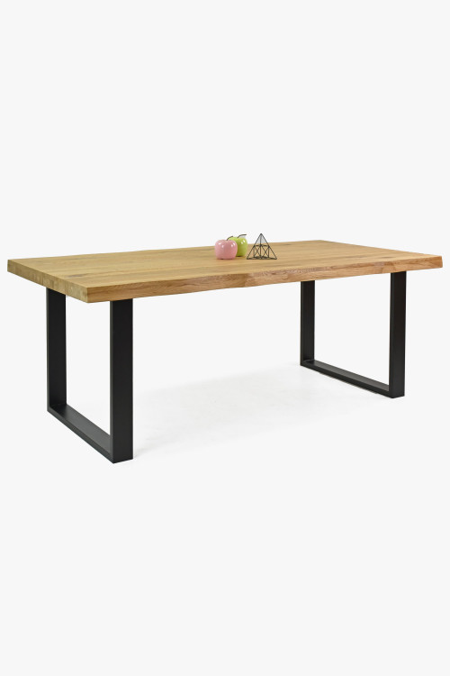 Dębowy stół do jadalni 160 x 90 cm, naturalny wygląd , {PARENT_CATEGORY_NAME - 1
