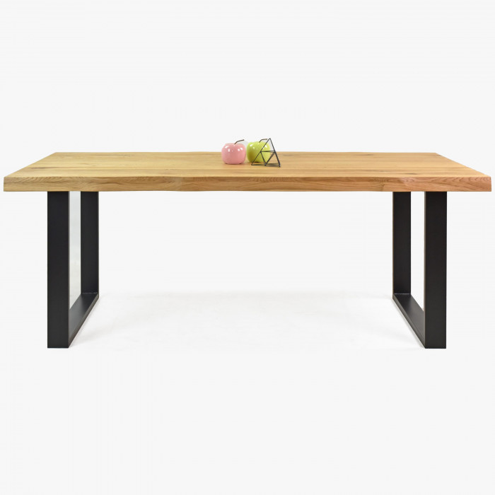 Dębowy stół do jadalni 160 x 90 cm, naturalny wygląd , {PARENT_CATEGORY_NAME - 2