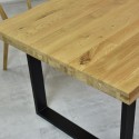 Dębowy stół do jadalni 160 x 90 cm, naturalny wygląd , {PARENT_CATEGORY_NAME - 4
