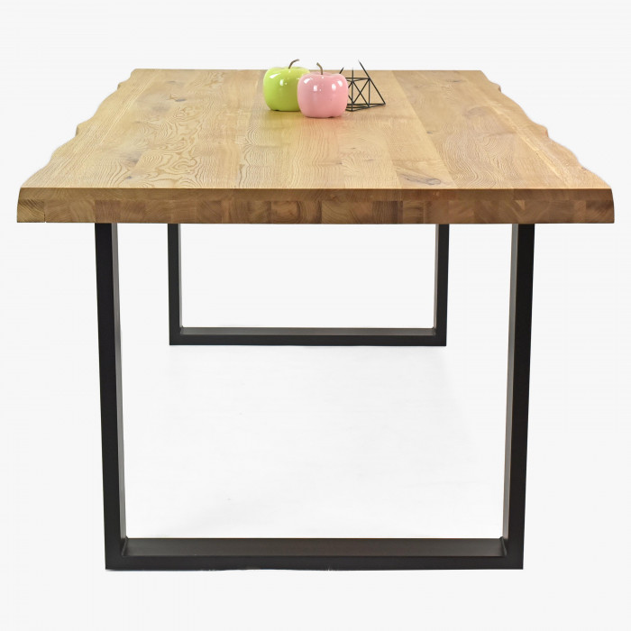 Dębowy stół do jadalni 160 x 90 cm, naturalny wygląd , {PARENT_CATEGORY_NAME - 5