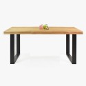 Dębowy stół do jadalni 160 x 90 cm, naturalny wygląd , {PARENT_CATEGORY_NAME - 9