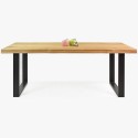 Dębowy stół do jadalni 200 x 100 cm, naturalny wygląd , {PARENT_CATEGORY_NAME - 2