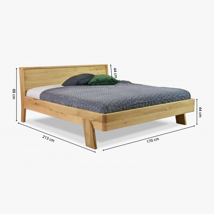 Łóżko dwuosobowe z litego dębu, Siena 160 x 200 cm , {PARENT_CATEGORY_NAME - 7
