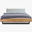 Łóżko z litego drewna na metalowych nogach 180 x 200 cm, Samuel , {PARENT_CATEGORY_NAME - 3