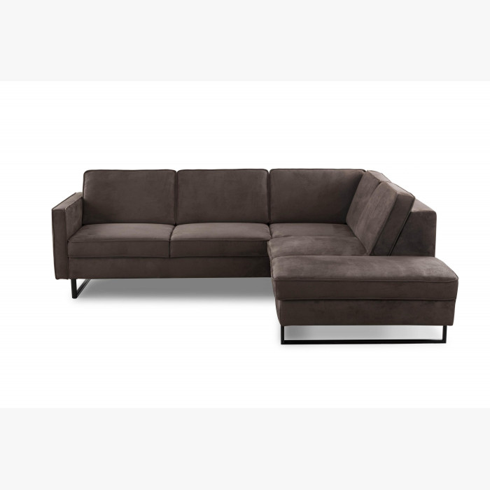 Sofa narożna po prawej stronie na czarnych metalowych nogach , {PARENT_CATEGORY_NAME - 8
