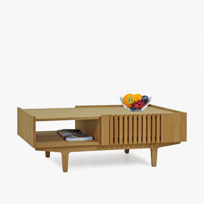 Konferenční stolek More - s dubovými lamelami , {PARENT_CATEGORY_NAME - 7