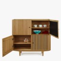 Luxusní nábytek do obývacího pokoje More - dubové lamely , {PARENT_CATEGORY_NAME - 11