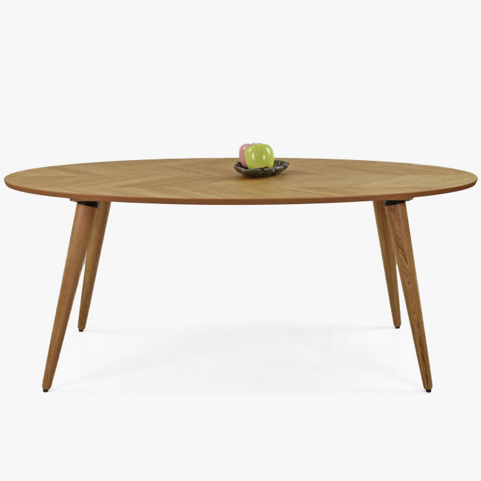 Designerski owalny stół i krzesła dla czterech osób , {PARENT_CATEGORY_NAME - 5