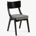 Czarne drewniane krzesło do jadalni Duran , {PARENT_CATEGORY_NAME - 0
