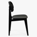 Czarne krzesło do jadalni wykonane w całości z drewna Lola , {PARENT_CATEGORY_NAME - 5