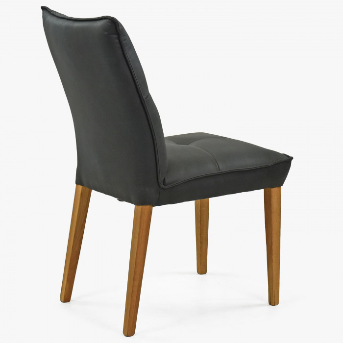 Zestaw wygodnych krzeseł i stołu 140 x 80 cm z litego dębu , {PARENT_CATEGORY_NAME - 13