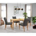 Set komfortní židle a stůl 140 x 80 masiv dub , {PARENT_CATEGORY_NAME - 20