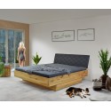 Łóżko drewniane dębowe ze schowkiem 180 x 200 cm West , {PARENT_CATEGORY_NAME - 1