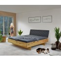 Łóżko drewniane dębowe ze schowkiem 180 x 200 cm West , {PARENT_CATEGORY_NAME - 5