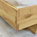 Łóżko drewniane dębowe ze schowkiem 180 x 200 cm West , {PARENT_CATEGORY_NAME - 6