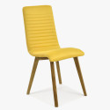 Nowoczesne krzesło do jadalni dąb - żółte, Arosa - Lara , {PARENT_CATEGORY_NAME - 1