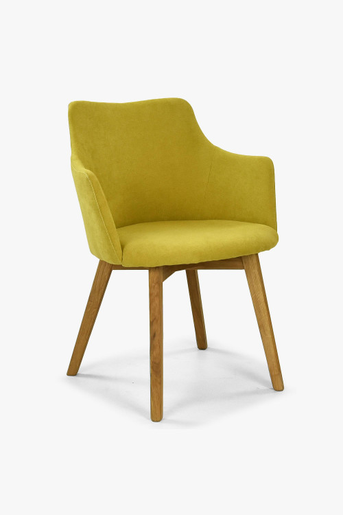 Krzesło z oparciem Bella - żółte , {PARENT_CATEGORY_NAME - 1