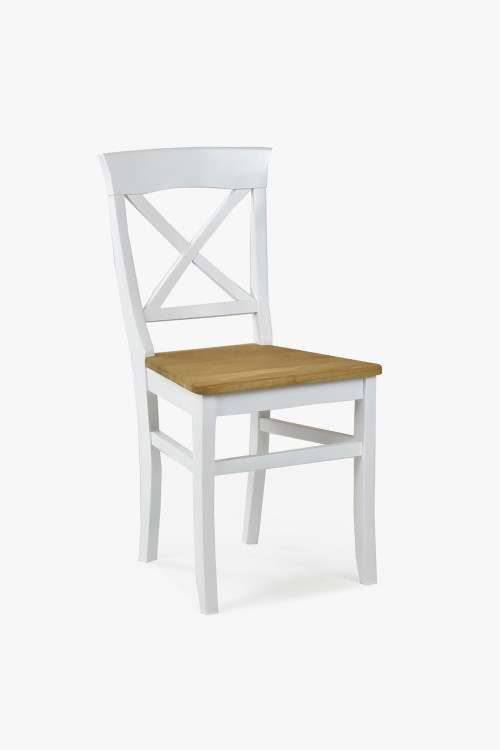 Krzesło dębowe Torina dąb + białe , {PARENT_CATEGORY_NAME - 1