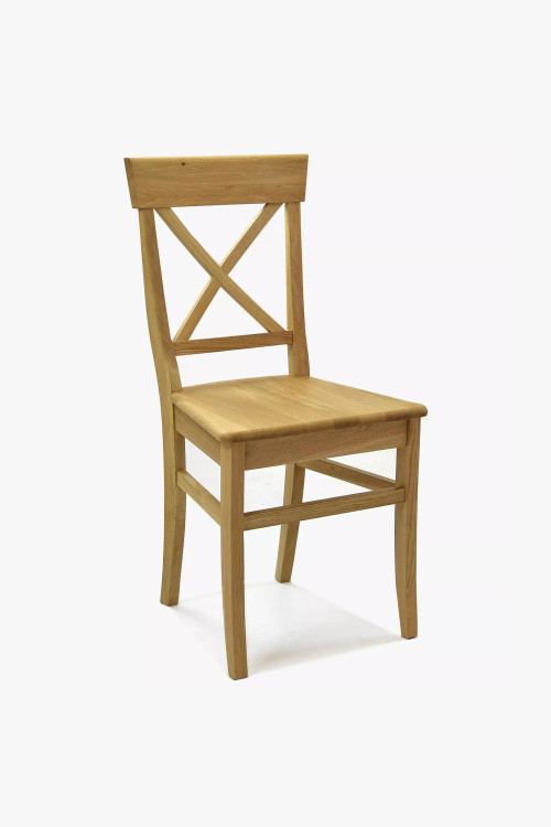 Krzesło dębowe country - lite drewno - MEGA promocja