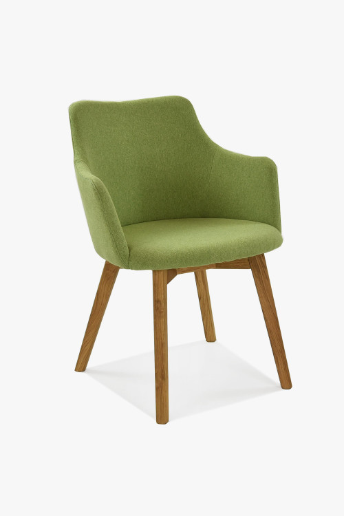 Krzesło z podłokietnikami - Bella Lady green