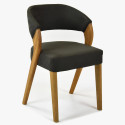 Luksusowe krzesło designerskie - dąb, Almondo , {PARENT_CATEGORY_NAME - 1