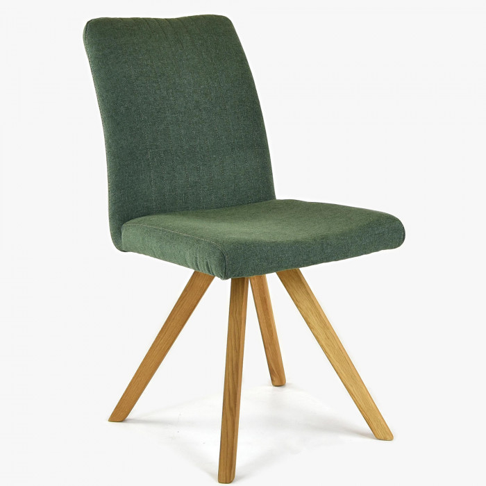Krzesło nogi dębowe zielone, easy clean Paris , {PARENT_CATEGORY_NAME - 1