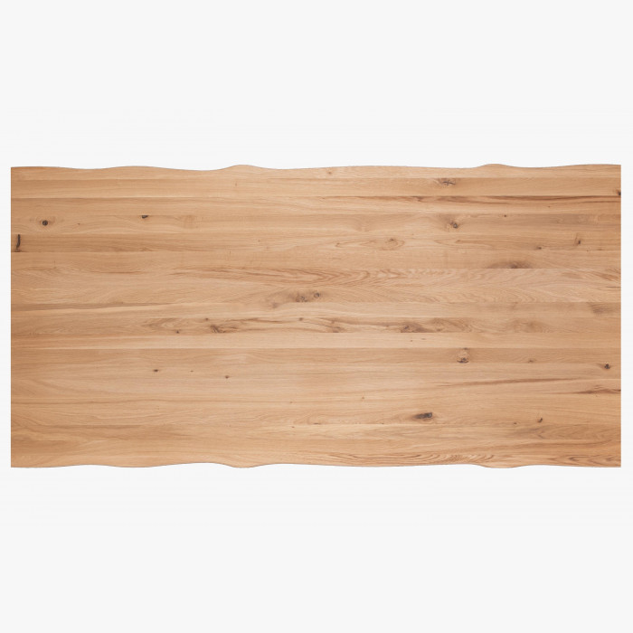 Stół do jadalni wykonany z drewna dębowego 180 x 90 cm, , {PARENT_CATEGORY_NAME - 1
